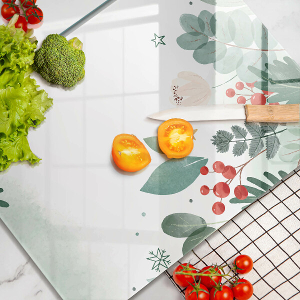 Zaščitna plošča za štedilnik Akvarelni listi