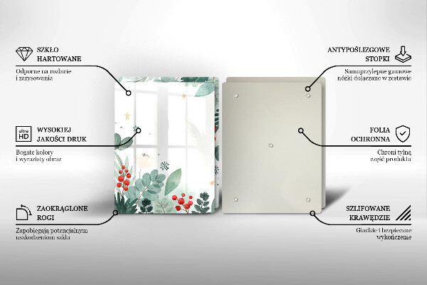 Zaščitna plošča za štedilnik Akvarelni listi