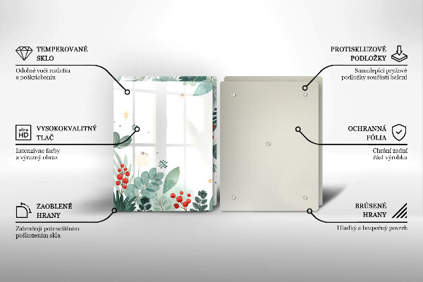 Zaščitna plošča za štedilnik Akvarelni listi