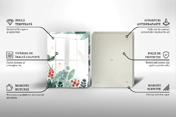 Zaščitna plošča za štedilnik Akvarelni listi