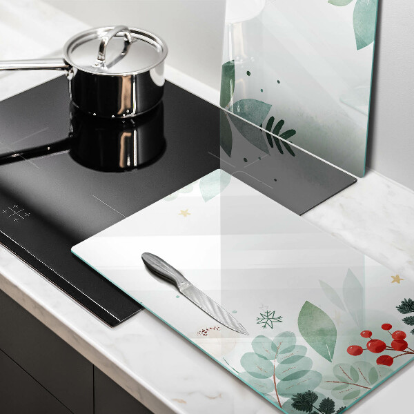 Zaščitna plošča za štedilnik Akvarelni listi