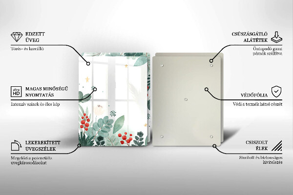 Zaščitna plošča za štedilnik Akvarelni listi