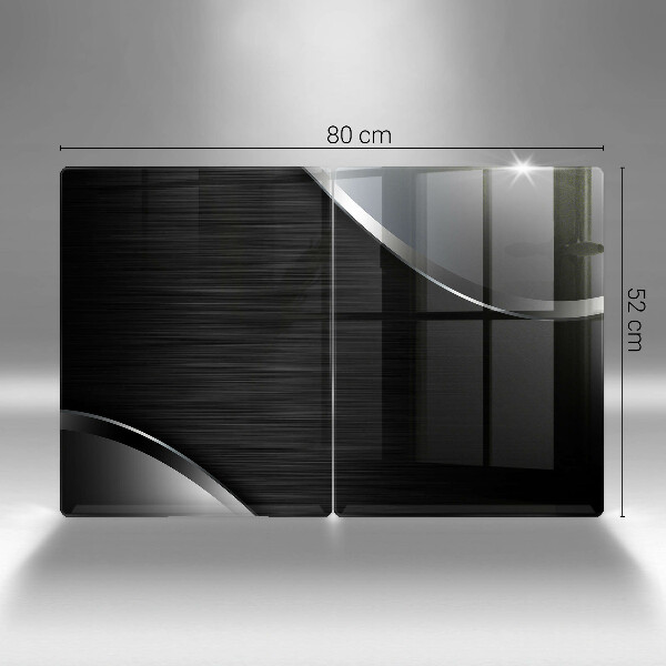 Zaščitna plošča za štedilnik Kovinska abstrakcija