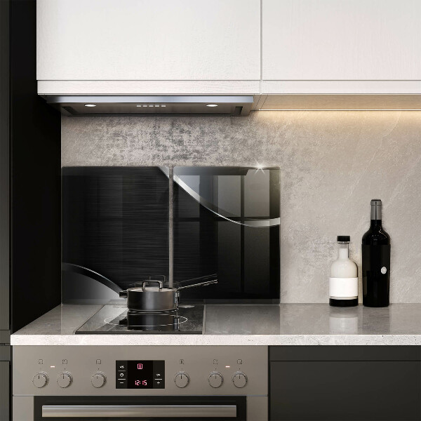 Zaščitna plošča za štedilnik Kovinska abstrakcija