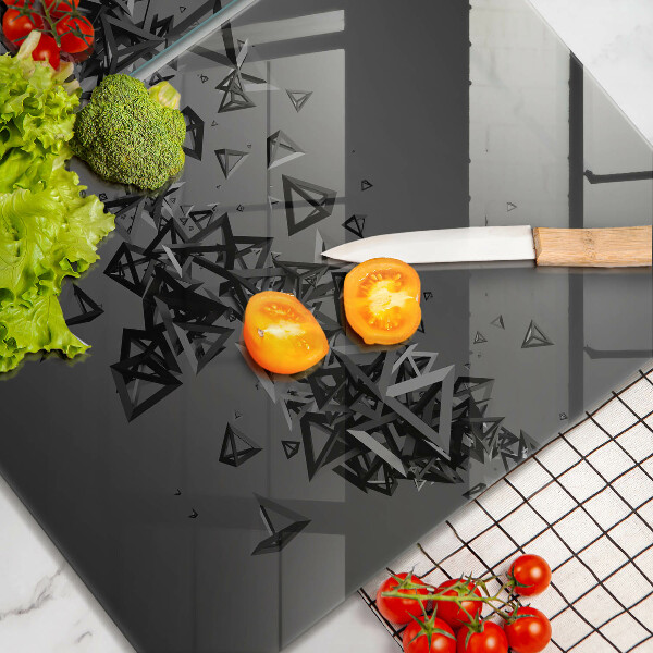 Zaščitna plošča za štedilnik Abstraktne 3D oblike