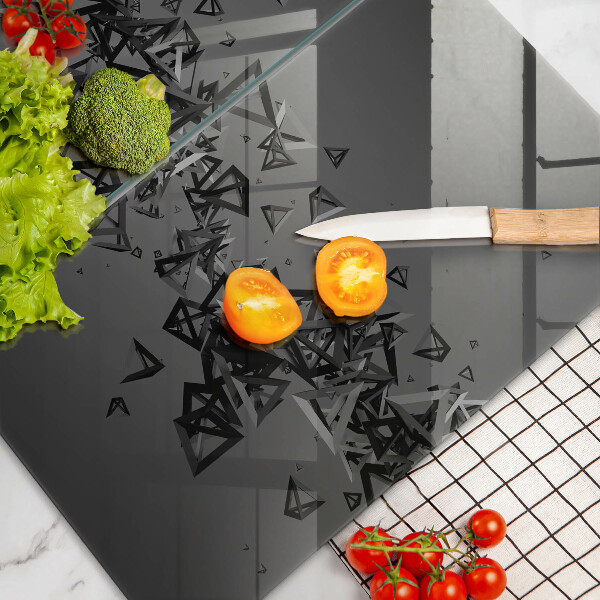 Zaščitna plošča za štedilnik Abstraktne 3D oblike