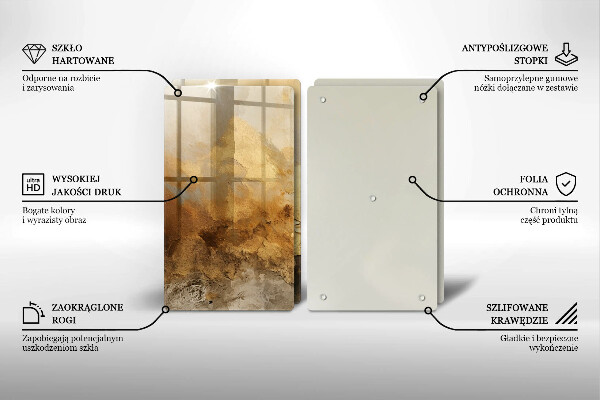 Zaščitna plošča za štedilnik Bogata tekstura