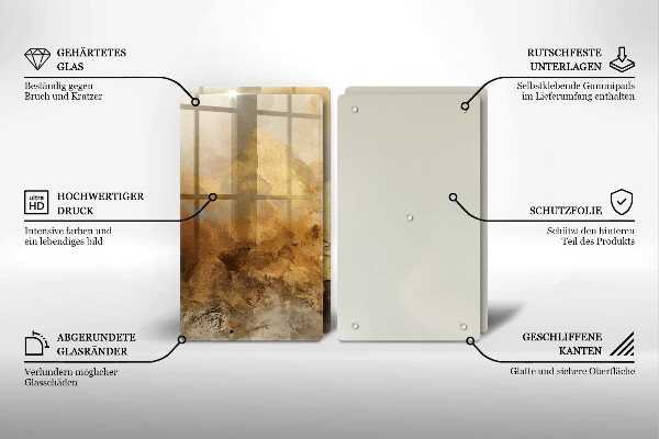 Zaščitna plošča za štedilnik Bogata tekstura