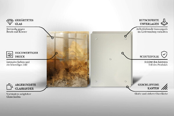 Zaščitna plošča za štedilnik Bogata tekstura