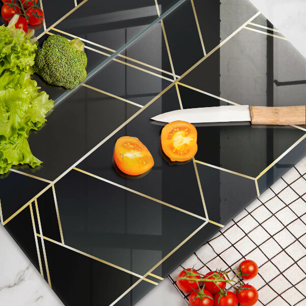 Zaščitna plošča za štedilnik Abstraktni trikotniki