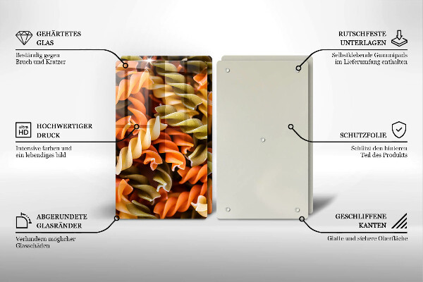 Zaščitna plošča za štedilnik Fusilli testenine