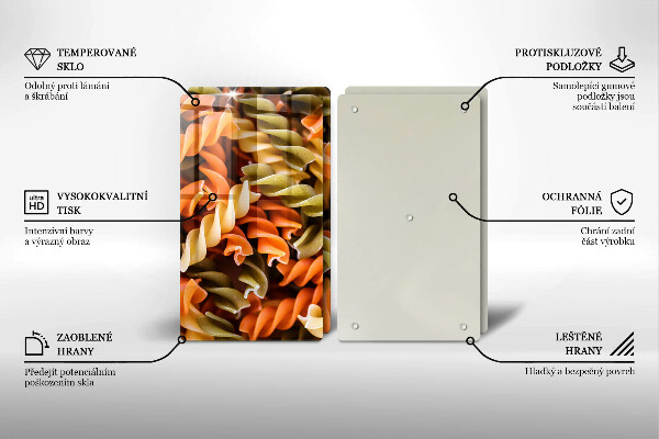 Zaščitna plošča za štedilnik Fusilli testenine