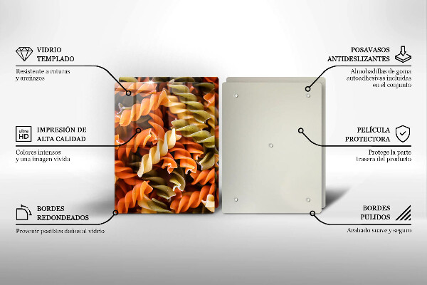 Zaščitna plošča za štedilnik Fusilli testenine