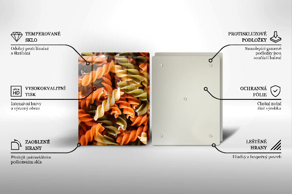 Zaščitna plošča za štedilnik Fusilli testenine