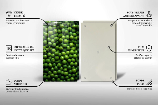 Zaščitna plošča za štedilnik zeleni fižol