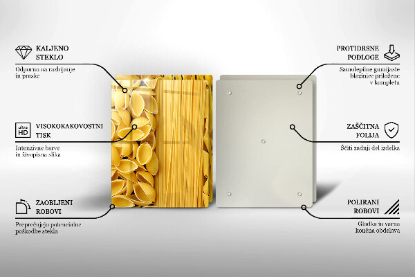 Zaščitna plošča za štedilnik Testenine