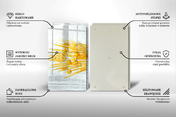 Zaščitna plošča za štedilnik Testenine