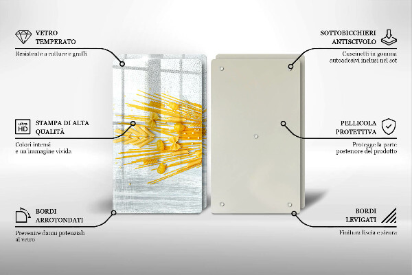 Zaščitna plošča za štedilnik Testenine