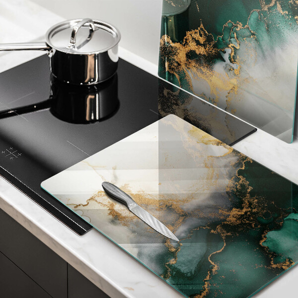 Zaščitna plošča za štedilnik Večbarvni marmor