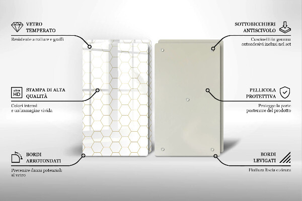 Zaščitna plošča za štedilnik Abstraktni vzorci