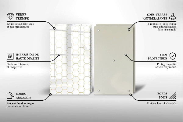 Zaščitna plošča za štedilnik Abstraktni vzorci