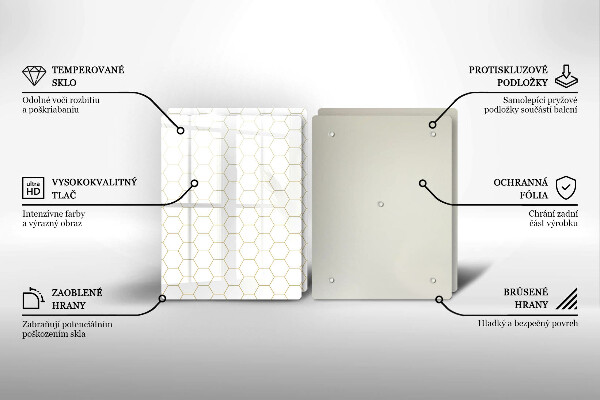 Zaščitna plošča za štedilnik Abstraktni vzorci