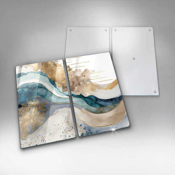 Zaščitna plošča za štedilnik Barvit marmor