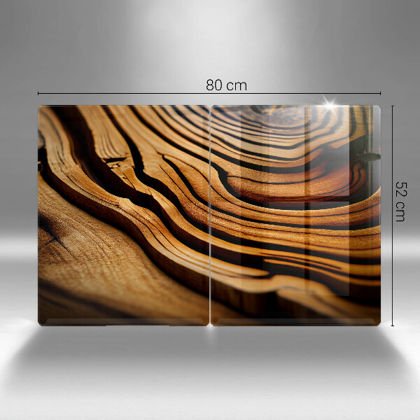 Zaščitna plošča za štedilnik Lesni štor