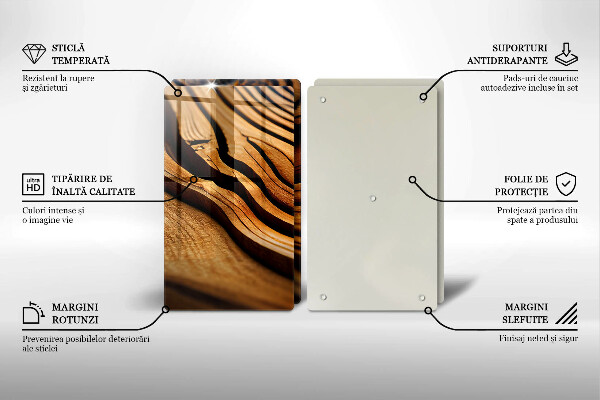 Zaščitna plošča za štedilnik Lesni štor