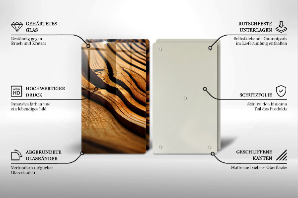 Zaščitna plošča za štedilnik Lesni štor