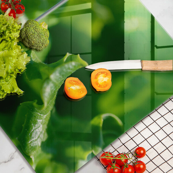 Zaščitna plošča za štedilnik Solatni listi