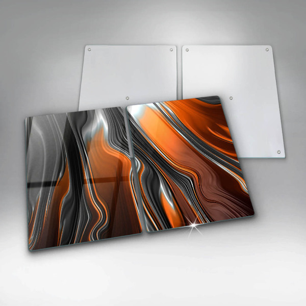 Zaščitna plošča za štedilnik Abstraktni vzorec