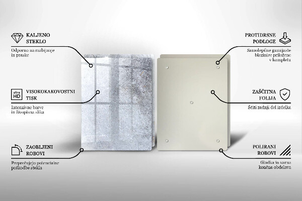 Zaščitna plošča za štedilnik Abstrakcija