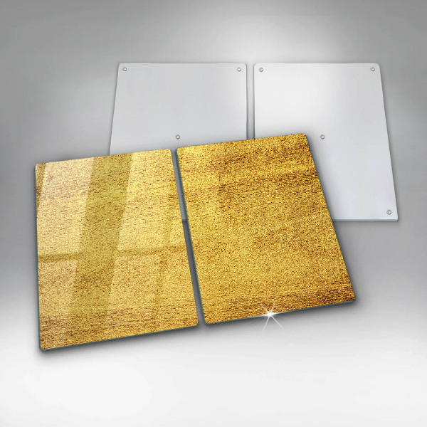 Zaščitna plošča za štedilnik Rumena abstrakcija