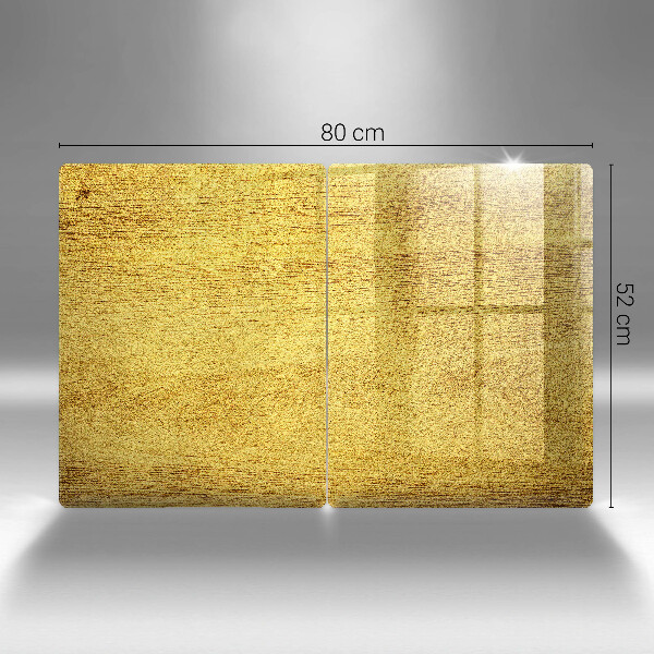 Zaščitna plošča za štedilnik Rumena abstrakcija