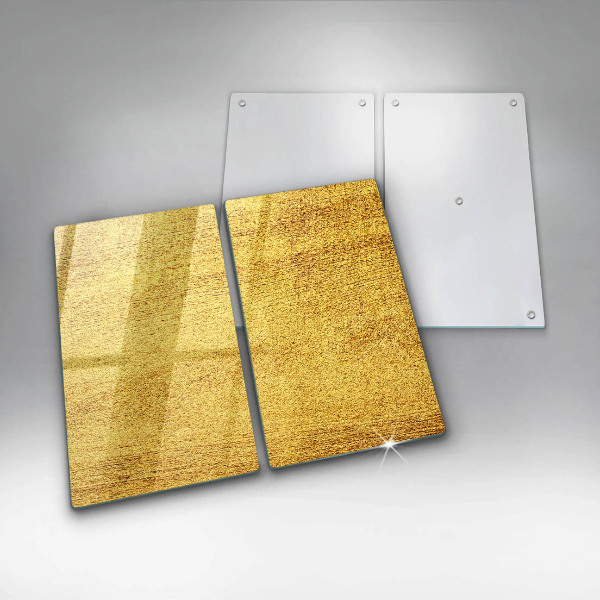 Zaščitna plošča za štedilnik Rumena abstrakcija