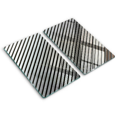 Zaščitna plošča za štedilnik Kovinske črte