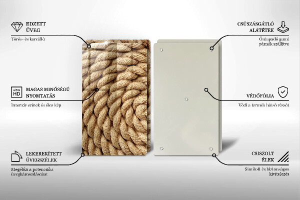 Zaščitna plošča za štedilnik Zvita vrv