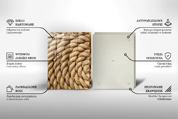 Zaščitna plošča za štedilnik Zvita vrv