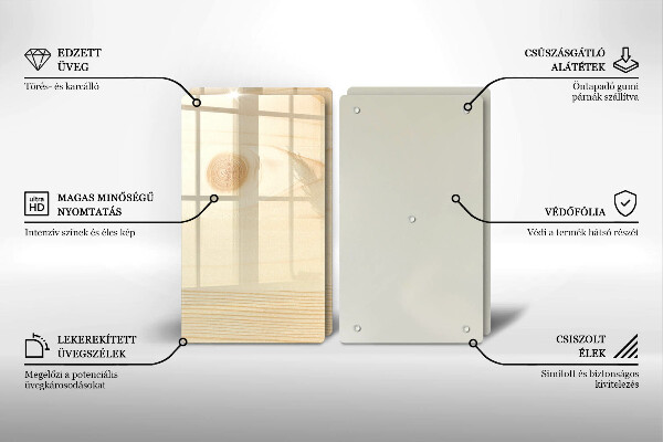 Zaščitna plošča za štedilnik Lesena deska