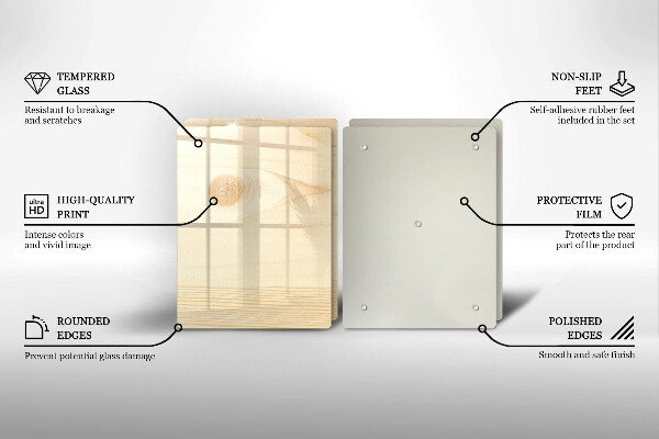 Zaščitna plošča za štedilnik Lesena deska