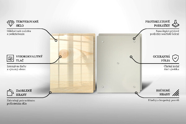 Zaščitna plošča za štedilnik Lesena deska