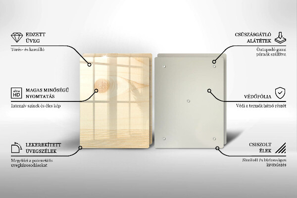 Zaščitna plošča za štedilnik Lesena deska