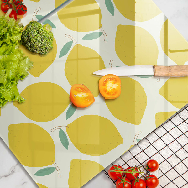 Zaščitna plošča za štedilnik Risanke limone