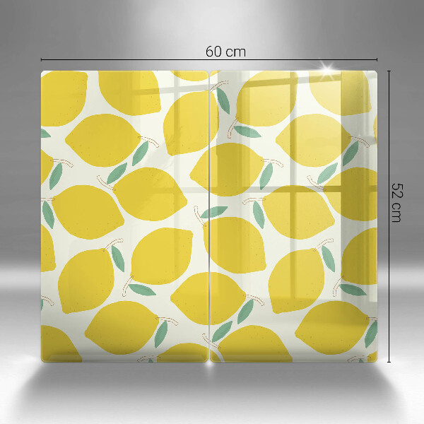 Zaščitna plošča za štedilnik Risanke limone