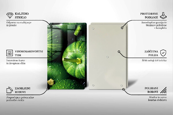 Zaščitna plošča za štedilnik Zelene buče