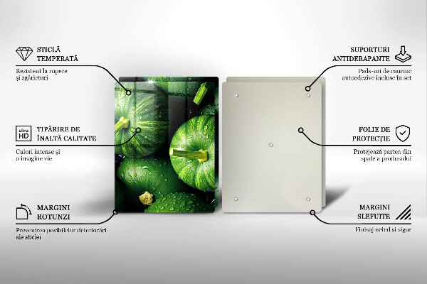 Zaščitna plošča za štedilnik Zelene buče