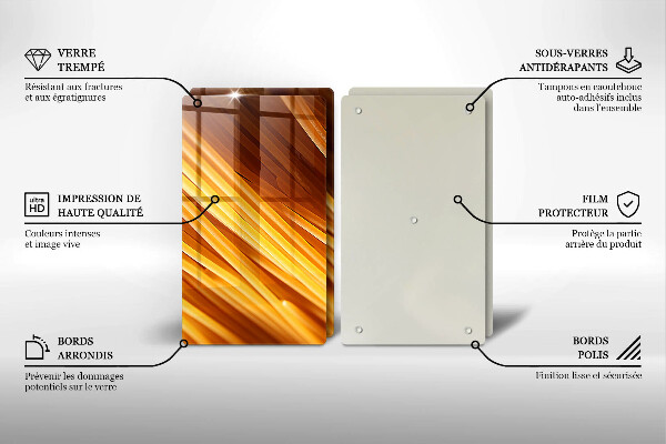 Zaščitna plošča za štedilnik Špageti testenine