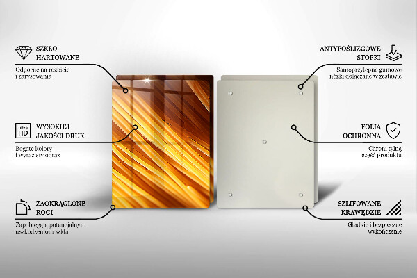 Zaščitna plošča za štedilnik Špageti testenine