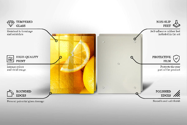 Zaščitna plošča za štedilnik Sočne limone